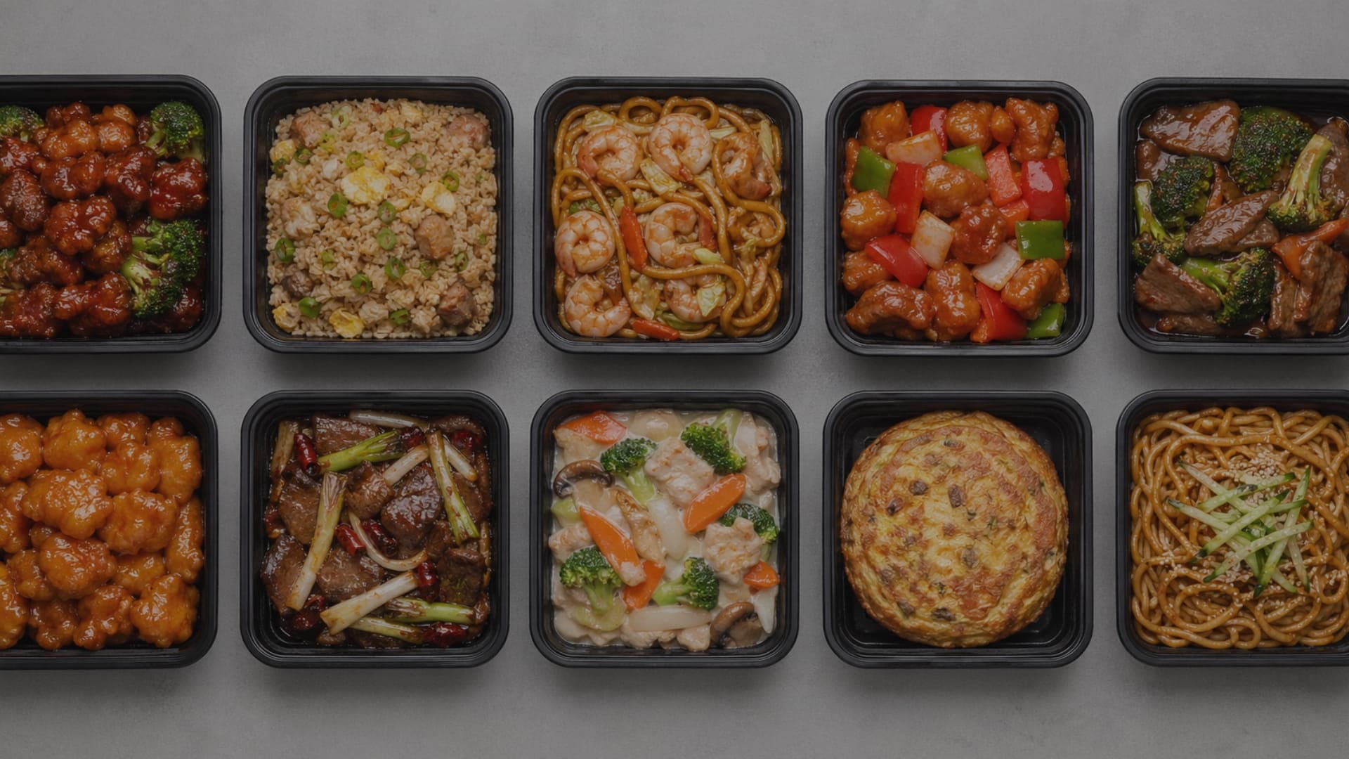 Assortment of Yummy Yummy signature dishes